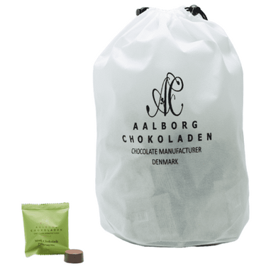 Mørk chokolade med pebermynte - Flowpack - Aalborg Chokolade - Gourmet-Butikken